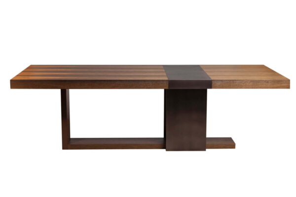Strap Dining Table 96" x 42" x 30" H 120" x 42" x 30" H